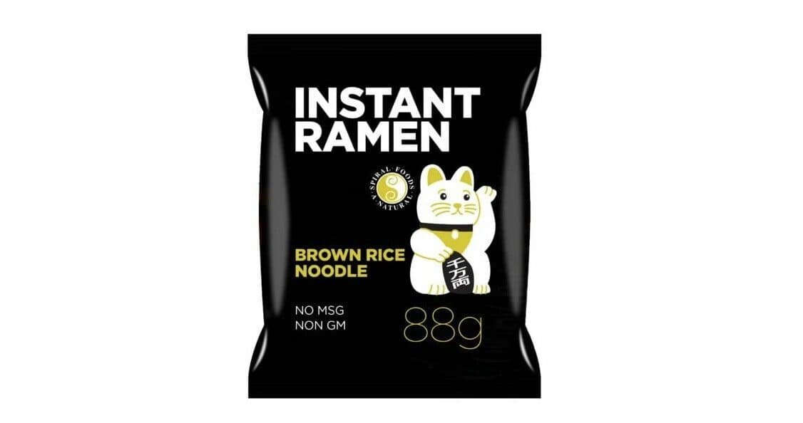 Spiral - Instant Ramen Noodles - Brown Rice Noodles with Shoyu Soup 88g