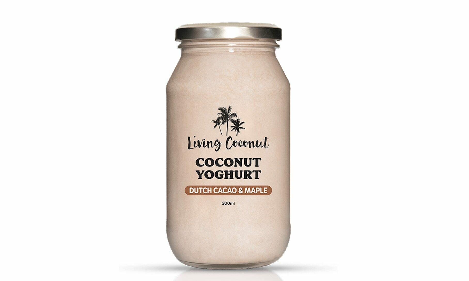 Coconut Yoghurt - Dutch Cacao & Maple - Green St Kitchen - 500ml
