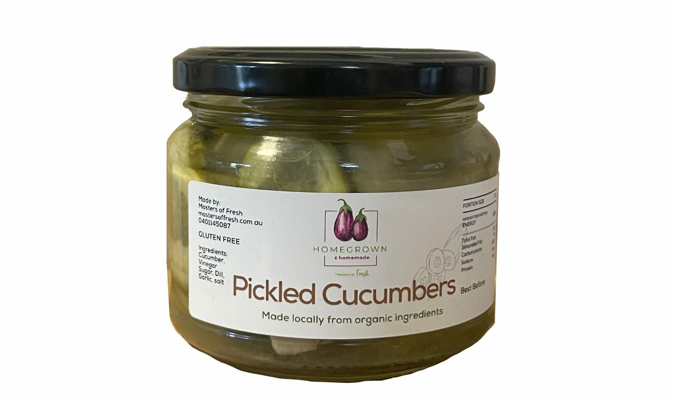 Cucumber Pickles - Homegrown Organics