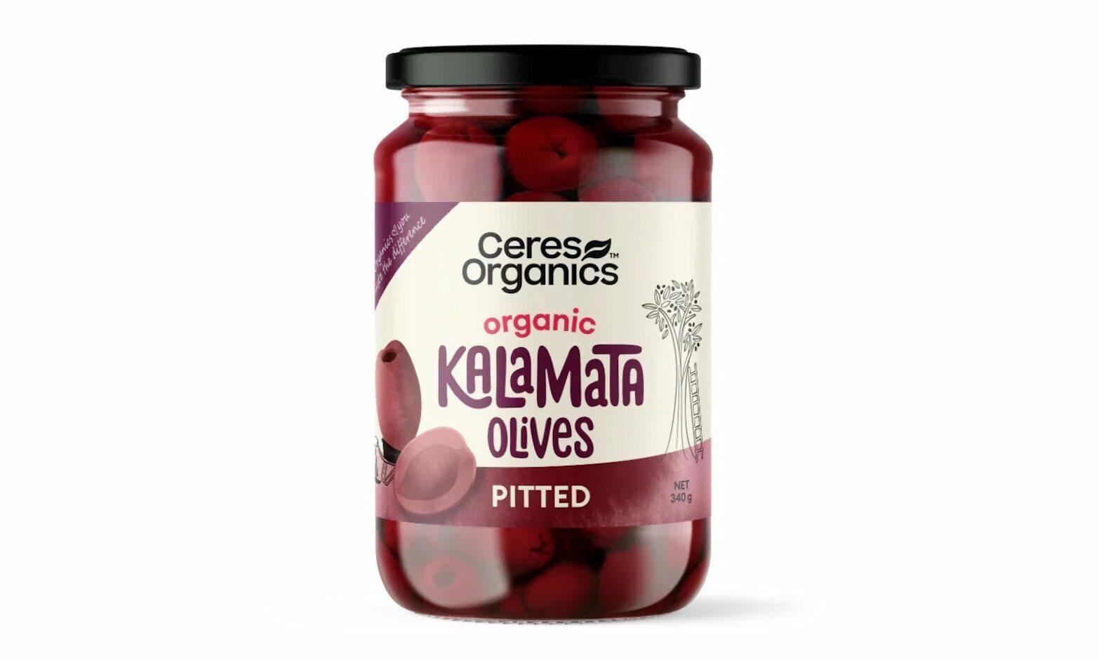 Olives - Kalamata Pitted - Ceres Organics 340g
