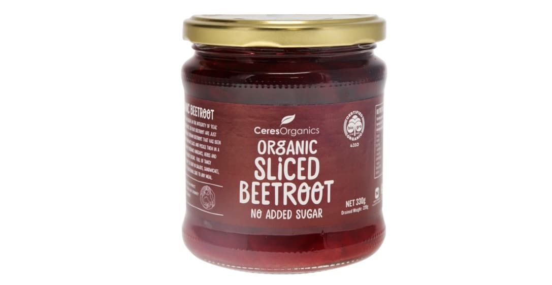 Organic Sliced Beetroot (No added sugar) - Ceres Organics