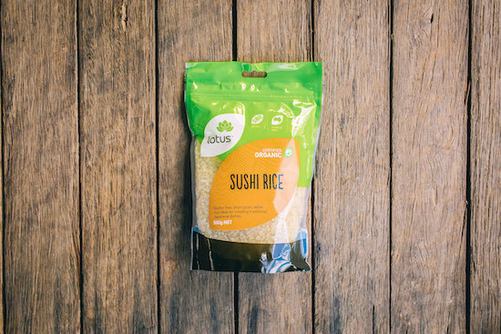 Lotus Organic Sushi Rice, Organic Groceries home delivery