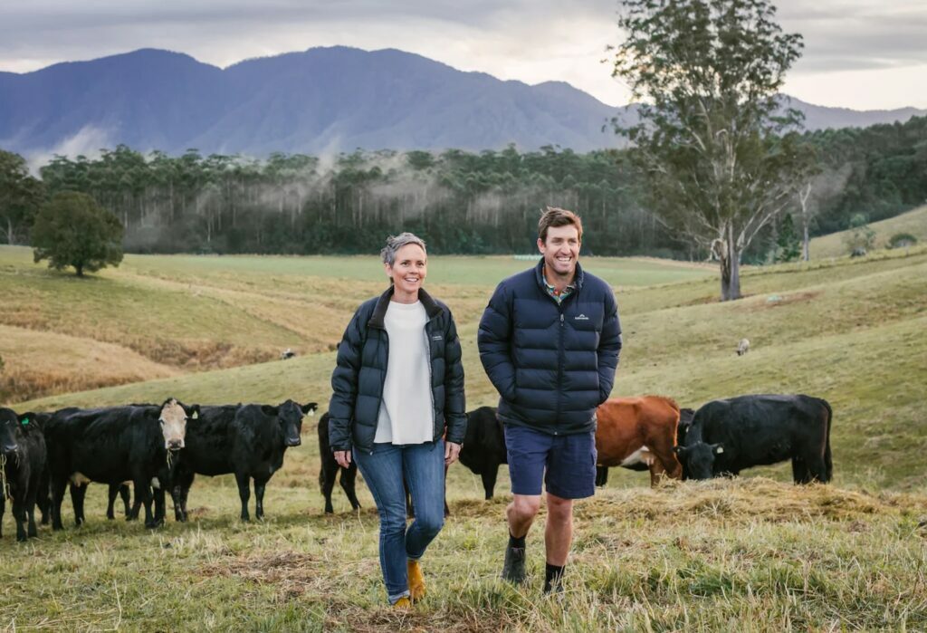 Sam & George Baker - Bello Beef @ Levenvale Organic Farm, Bellingen - Regeneratively farmed organic local beef!